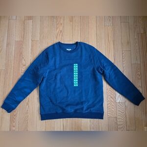 Bench Crewneck Long Sleeve Sweat Shirt, XL, Blue